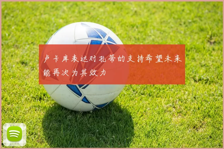 卢卡库表达对孔蒂的支持希望未来能再次为其效力